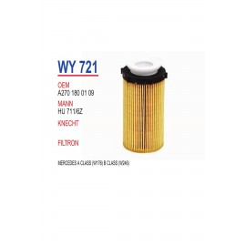 WUNDER YAĞ FİLTRESİ MERCEDES A CLASSE W176 / B CLASSE W246 - WY721 (ORJ:A2701800109)